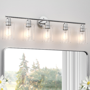 Bathroom Vanity Light Fixtures Polished Chrome Bathroom Lighting Fixture