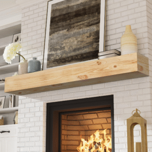 Fireplace Mantel - Handcrafted Wood Mantles for Over Fireplace