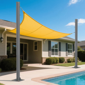 2 Pack Sun Shade Poles 10Ft Shade Sail Poles