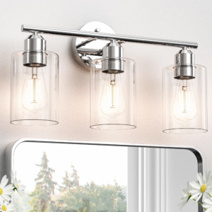 Bathroom Vanity Light Fixtures Polished Chrome Bathroom Lighting Fixture