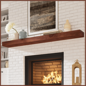 Fireplace Mantel - Handcrafted Solid Mantel Shelf for Over Fireplace