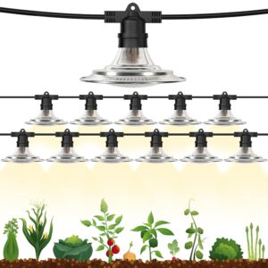 Outdoor LED Grow Lights for Greenhouse 12-Light