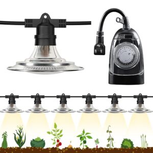 6-Light LED Grow Light