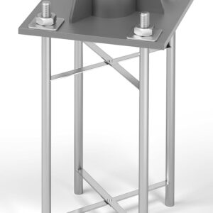 Sail Shade Pole Rebar Cage Base Frame  15.74in