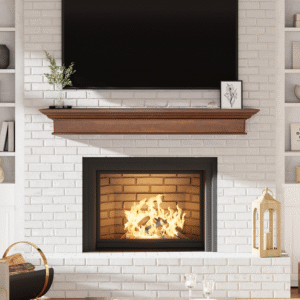 Fireplace Mantel - 60 Inch Floating Shelf for Over Fireplace