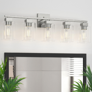 Bathroom Vanity Light - Brush Nickel Fixtures