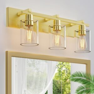 Bathroom Vanity Light-3 Light Gold Light Fixture