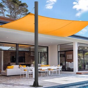 10 FT Outdoor Sun Shade Poles for Deck