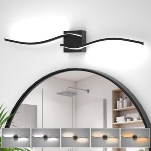 40" Matte-Black 5CCT Vanity Light