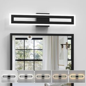 23" Black 5CCT Vanity Light