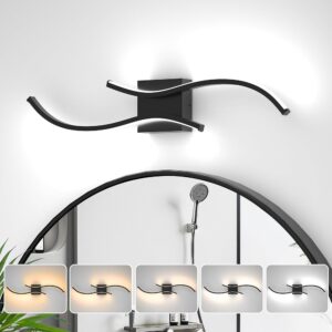 23" Matte-Black 5CCT Vanity Light